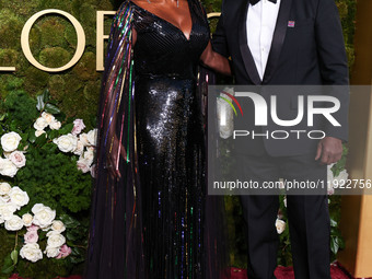 Viola Davis and husband Julius Tennon arrive at the 82nd Annual Golden Globe Awards held at The Beverly Hilton Hotel on January 5, 2025 in B...