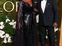 Viola Davis and husband Julius Tennon arrive at the 82nd Annual Golden Globe Awards held at The Beverly Hilton Hotel on January 5, 2025 in B...