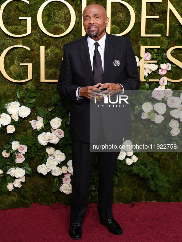 William Stanford Davis arrives at the 82nd Annual Golden Globe Awards held at The Beverly Hilton Hotel on January 5, 2025 in Beverly Hills,...