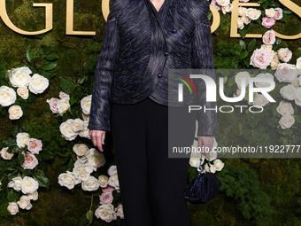 Kathy Bates arrives at the 82nd Annual Golden Globe Awards held at The Beverly Hilton Hotel on January 5, 2025 in Beverly Hills, Los Angeles...