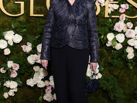 Kathy Bates arrives at the 82nd Annual Golden Globe Awards held at The Beverly Hilton Hotel on January 5, 2025 in Beverly Hills, Los Angeles...