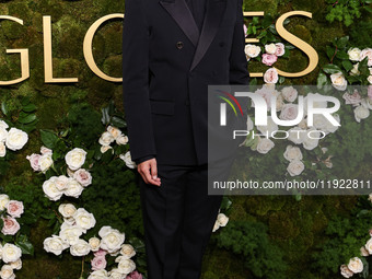 Lee Jung-jae wearing Gucci arrives at the 82nd Annual Golden Globe Awards held at The Beverly Hilton Hotel on January 5, 2025 in Beverly Hil...