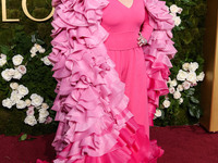 Melissa McCarthy wearing Christian Siriano arrives at the 82nd Annual Golden Globe Awards held at The Beverly Hilton Hotel on January 5, 202...