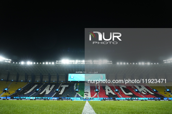 General view inside stadium during the EA SPORTS FC SUPERCUP 24/25 final match between FC Internazionale and AC Milan at Kingdom Arena on Ja...