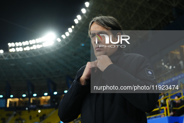 Simone Inzaghi head coach of Internazionale prior the EA SPORTS FC SUPERCUP 24/25 final match between FC Internazionale and AC Milan at King...