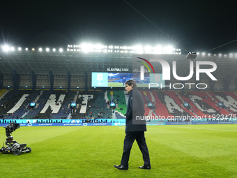 Simone Inzaghi head coach of Internazionale prior the EA SPORTS FC SUPERCUP 24/25 final match between FC Internazionale and AC Milan at King...