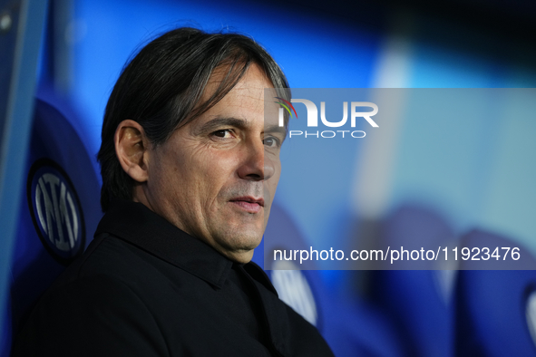 Simone Inzaghi head coach of Internazionale prior the EA SPORTS FC SUPERCUP 24/25 final match between FC Internazionale and AC Milan at King...