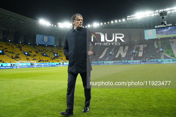 Simone Inzaghi head coach of Internazionale prior the EA SPORTS FC SUPERCUP 24/25 final match between FC Internazionale and AC Milan at King...