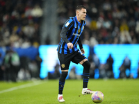 Kristjan Asllani defensive midfield of Internazionale and Albania during the EA SPORTS FC SUPERCUP 24/25 final match between FC Internaziona...