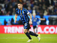 Lautaro Martinez centre-forward of Internazionale and Argentina celebrates after scoring his sides first goal during the EA SPORTS FC SUPERC...