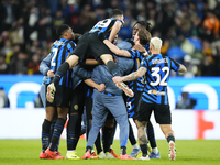 Lautaro Martinez centre-forward of Internazionale and Argentina celebrates after scoring his sides first goal  during the EA SPORTS FC SUPER...