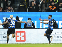 Mehdi Taremi centre-forward of Internazionale and Iran celebrates after scoring his sides first goal during the EA SPORTS FC SUPERCUP 24/25...