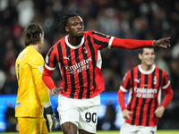 Tammy Abraham centre-forward of AC Milan and England celebrates after scoring his sides first goal during the EA SPORTS FC SUPERCUP 24/25 fi...