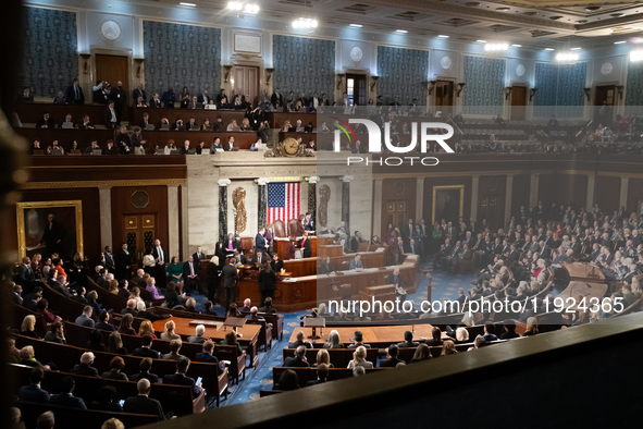 The U.S. Senate and House of Representatives meet in a joint session to certify the results of the 2024 presidential election in Washington,...