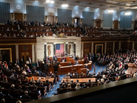 The U.S. Senate and House of Representatives meet in a joint session to certify the results of the 2024 presidential election in Washington,...