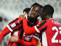 Tammy Abraham centre-forward of AC Milan and England celebrates after scoring his sides first goal during the EA SPORTS FC SUPERCUP 24/25 fi...