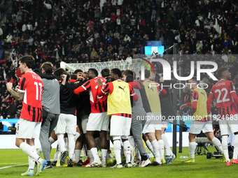 during the EA SPORTS FC SUPERCUP 24/25 final match between FC Internazionale and AC Milan at Kingdom Arena on January 6, 2025 in Riyadh, Sau...