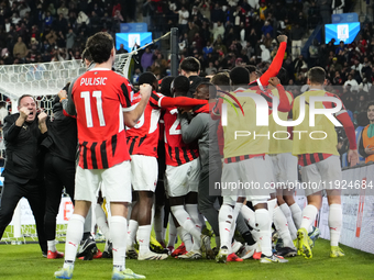 during the EA SPORTS FC SUPERCUP 24/25 final match between FC Internazionale and AC Milan at Kingdom Arena on January 6, 2025 in Riyadh, Sau...