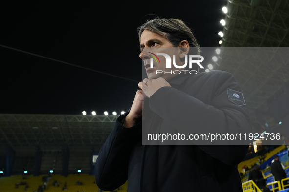 Simone Inzaghi head coach of Internazionale prior the EA SPORTS FC SUPERCUP 24/25 final match between FC Internazionale and AC Milan at King...