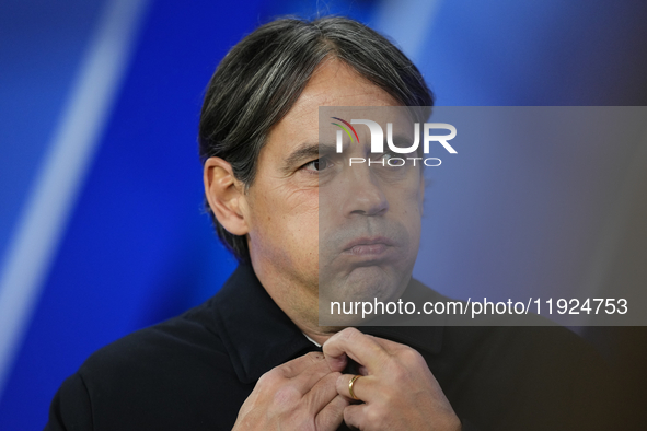 Simone Inzaghi head coach of Internazionale prior the EA SPORTS FC SUPERCUP 24/25 final match between FC Internazionale and AC Milan at King...