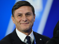 Javier Zanetti former Inter player prior the EA SPORTS FC SUPERCUP 24/25 final match between FC Internazionale and AC Milan at Kingdom Arena...