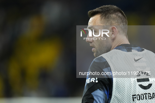 Stefan de Vrij centre-back of Internazionale and Netherlands during the EA SPORTS FC SUPERCUP 24/25 final match between FC Internazionale an...