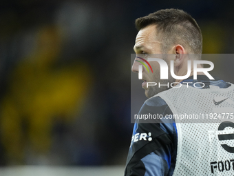 Stefan de Vrij centre-back of Internazionale and Netherlands during the EA SPORTS FC SUPERCUP 24/25 final match between FC Internazionale an...