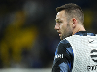 Stefan de Vrij centre-back of Internazionale and Netherlands during the EA SPORTS FC SUPERCUP 24/25 final match between FC Internazionale an...