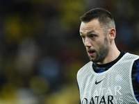 Stefan de Vrij centre-back of Internazionale and Netherlands during the EA SPORTS FC SUPERCUP 24/25 final match between FC Internazionale an...