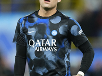 Lautaro Martinez centre-forward of Internazionale and Argentina during the warm-up before  the EA SPORTS FC SUPERCUP 24/25 final match betwe...