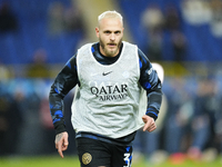 Federico Dimarco left-back of Internazionale and Italy during the EA SPORTS FC SUPERCUP 24/25 final match between FC Internazionale and AC M...