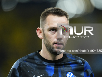 Stefan de Vrij centre-back of Internazionale and Netherlands during the EA SPORTS FC SUPERCUP 24/25 final match between FC Internazionale an...