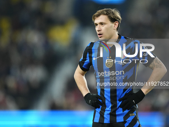 Nicolo Barella central midfield of Internazionale and Italy during the EA SPORTS FC SUPERCUP 24/25 final match between FC Internazionale and...