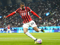 Malick Thiaw centre-back of AC Milan and Germany during the EA SPORTS FC SUPERCUP 24/25 final match between FC Internazionale and AC Milan a...