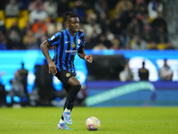 Yann Bisseck centre-back of Internazionale and Germany during the EA SPORTS FC SUPERCUP 24/25 final match between FC Internazionale and AC M...