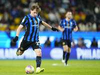 Nicolo Barella central midfield of Internazionale and Italy during the EA SPORTS FC SUPERCUP 24/25 final match between FC Internazionale and...