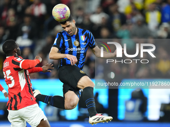 Mehdi Taremi centre-forward of Internazionale and Iran during the EA SPORTS FC SUPERCUP 24/25 final match between FC Internazionale and AC M...