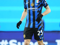 Nicolo Barella central midfield of Internazionale and Italy during the EA SPORTS FC SUPERCUP 24/25 final match between FC Internazionale and...