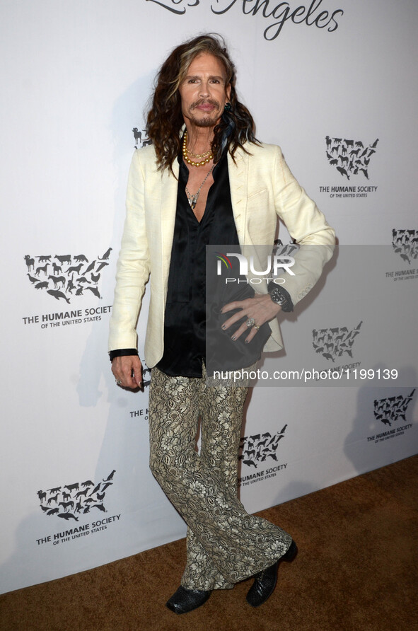 Steven Tyler at The Humane Society Of The United States LA Gala, Paramount Studios, Los Angeles, 7 May, 2016