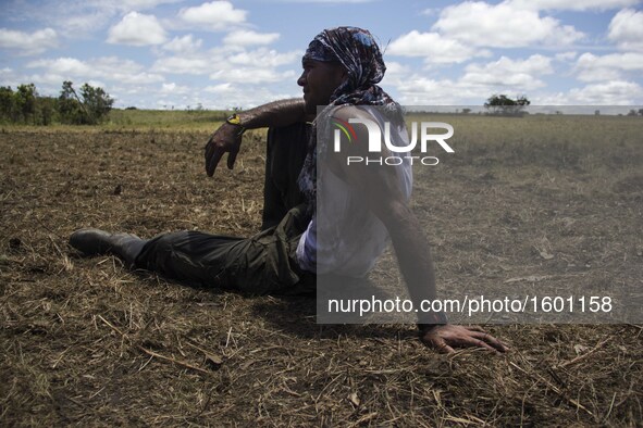 Guerrillas from FARC EP rest from their daily labours with a soccer game in Llanos del Yari, a town in an Indigenous region of southern Colo...