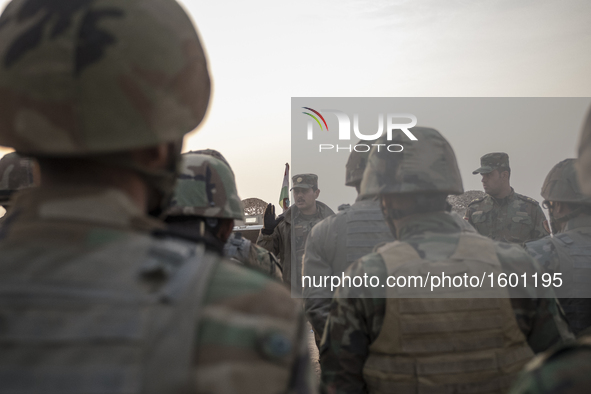 Morning briefing, on October 26, 2016.  Peshmerga forses continue to expand the front line between the Bashiqa mountain and the Fadleya vill...