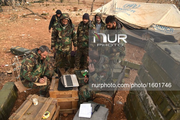 Soldiers of pro-government militia are pictured in Aleppo, Syria, on Dec. 11, 2016. The Syrian army and allied fighters are now in control o...