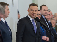 President of Poland, Andrzej Duda (R) has appointed General Jaroslaw Mika as the General Commander of the Armed Forces of the Republic of Po...