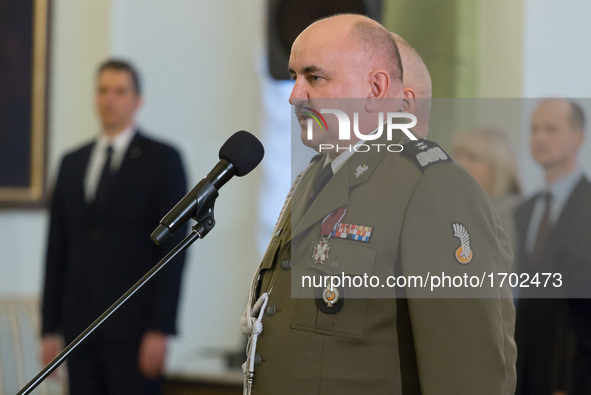 General Jaroslaw Mika, new General Commander of the Armed Forces of the Republic of Poland. Warsaw, Poland on 8 February 2017 