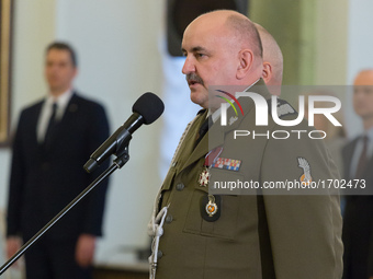 General Jaroslaw Mika, new General Commander of the Armed Forces of the Republic of Poland. Warsaw, Poland on 8 February 2017 (