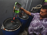 A worker burn a paper by biogas.
Compost houses reduce a large amount of waste by primarily targeting organic waste, more than half the amou...