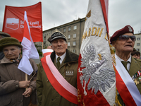 Representatives of leftist circles met at Daszynski Avenue to celebrate May Day outside the Monument to the Military Actions of the Proletar...