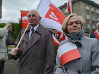 Representatives of leftist circles met at Daszynski Avenue to celebrate May Day outside the Monument to the Military Actions of the Proletar...