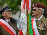 Representatives of leftist circles met at Daszynski Avenue to celebrate May Day outside the Monument to the Military Actions of the Proletar...