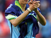  Jill Scott of Manchester City WFC celebrates 
during The SSE FA Women's Cup-Final match betweenBirmingham City Ladies v Manchester City wom...